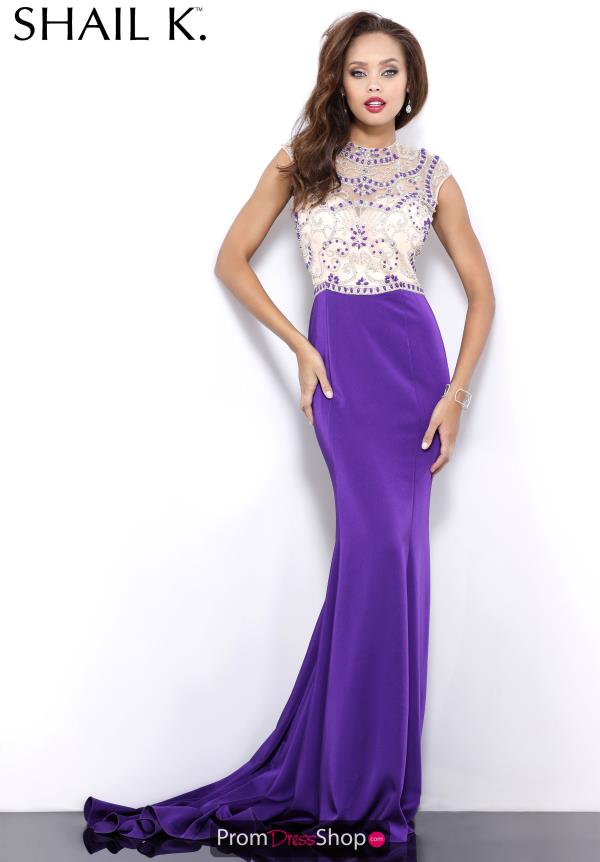 Long Purple Shail K Purple Dress 3982