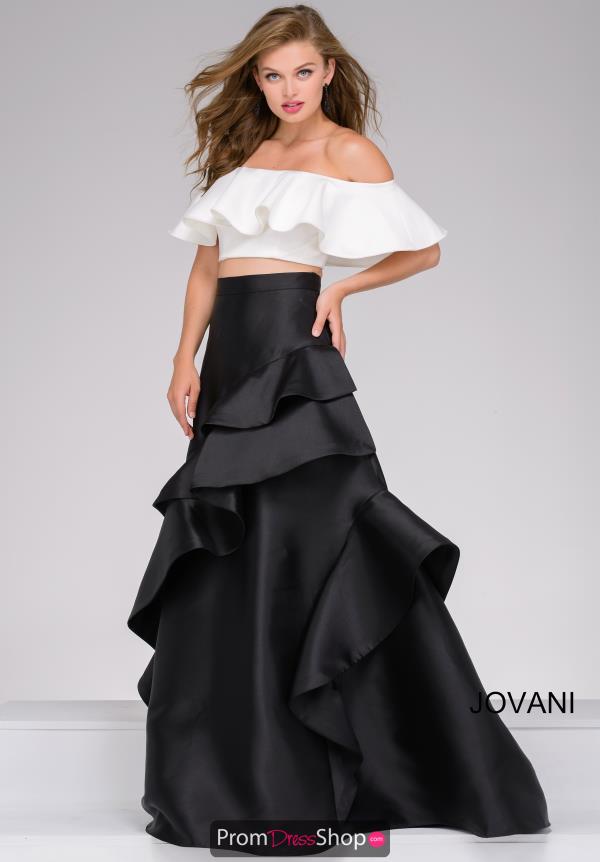 Jovani Fitted Black Dress 47689
