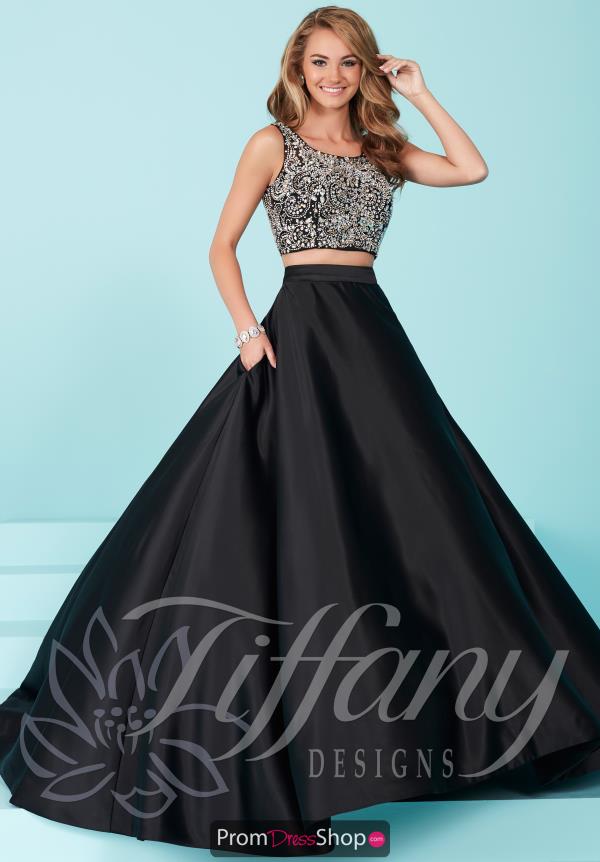 Tiffany Long Beaded Dress 16258