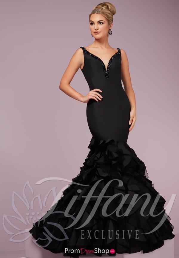 Long Fitted Tiffany Dress 46093