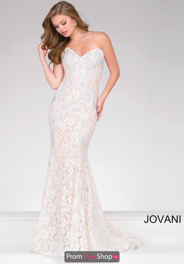 Sweetheart Neckline Lace Jovani Dress 37334