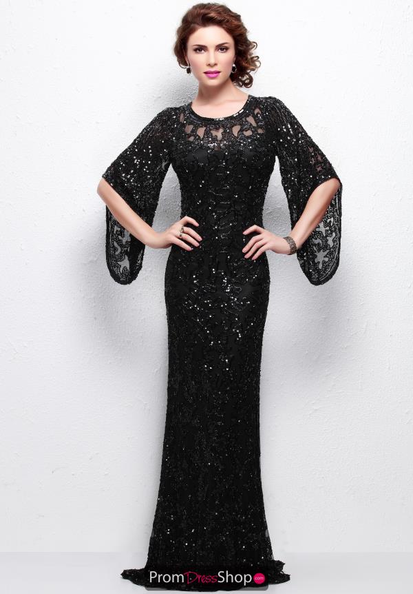 Primavera High Neckline Fitted Dress 9713