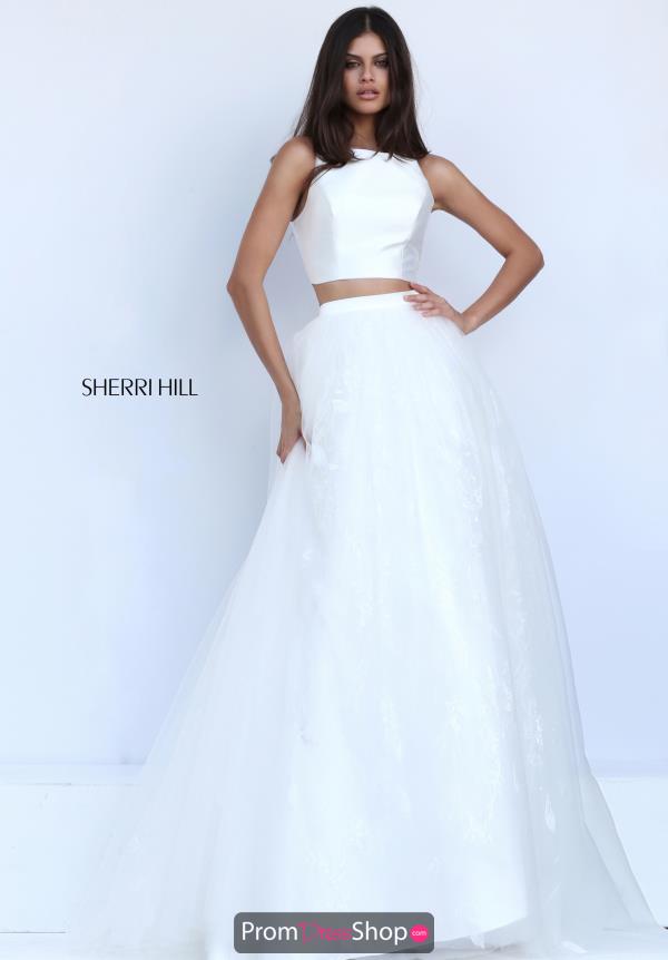Two Piece A Line Sherri Hill Dress 50787