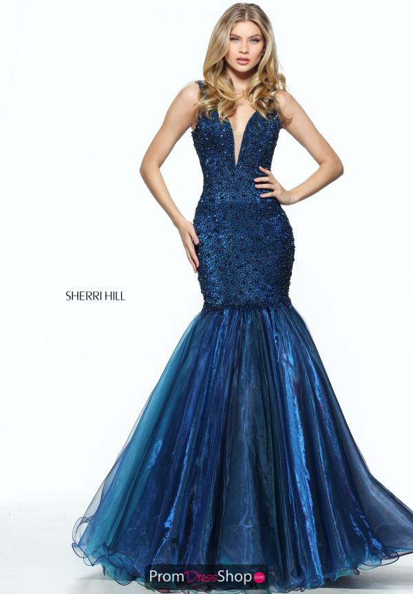 Sherri Hill Long Fitted Dress 50848