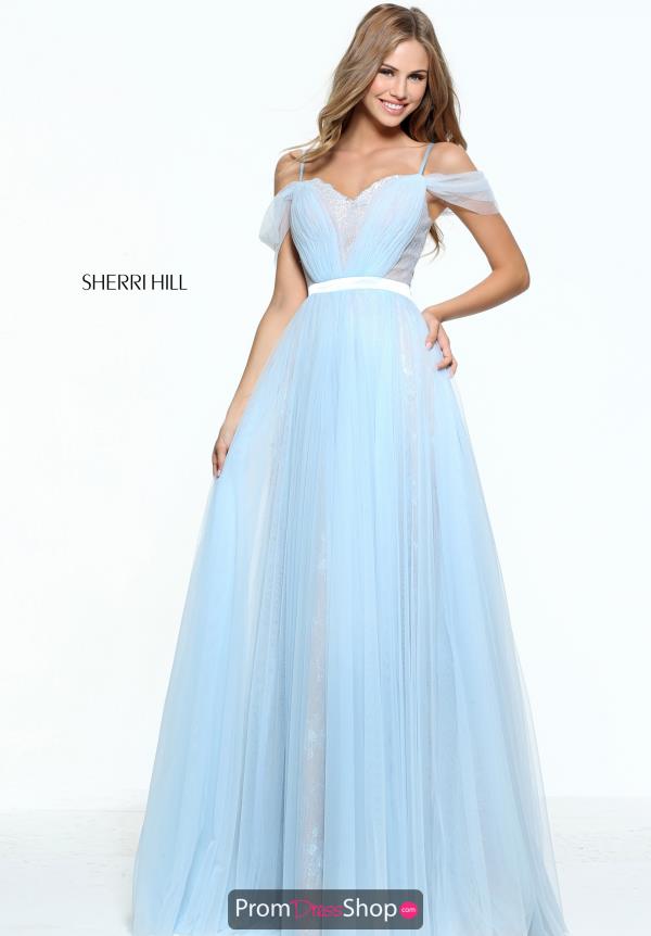 Cap Sleeved A Line Sherri Hill Dress 50872