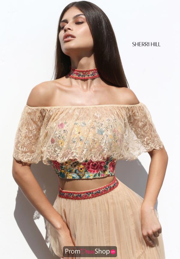 Sherri Hill Print A Line Dress 51022