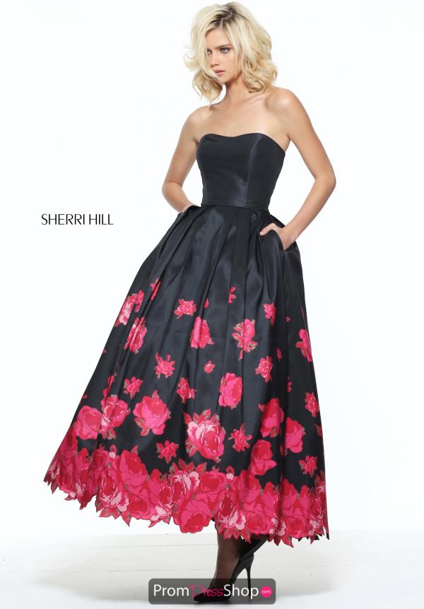 Sherri Hill Taffeta Long Dress 51056