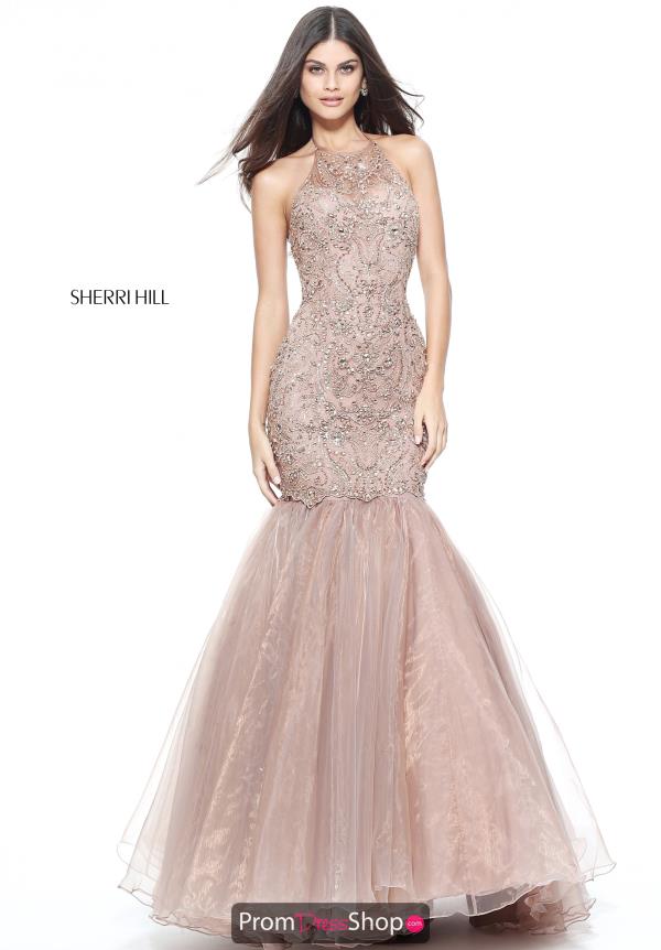 Sherri Hill Long Organza Dress 51215