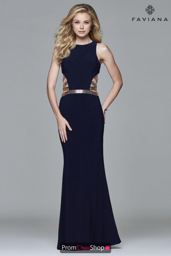 Long Jersey Faviana Dress 7912