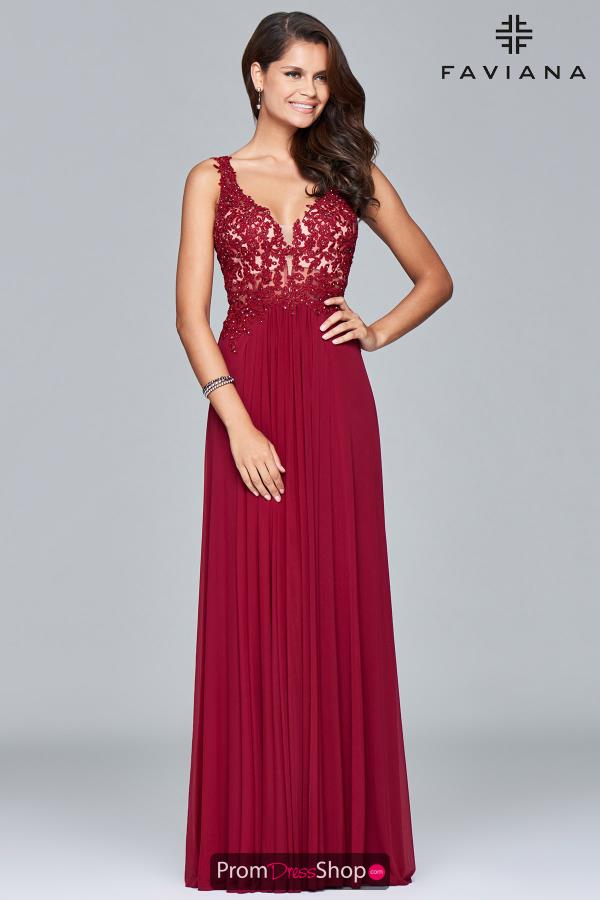 Faviana A Line Long Dress 8000