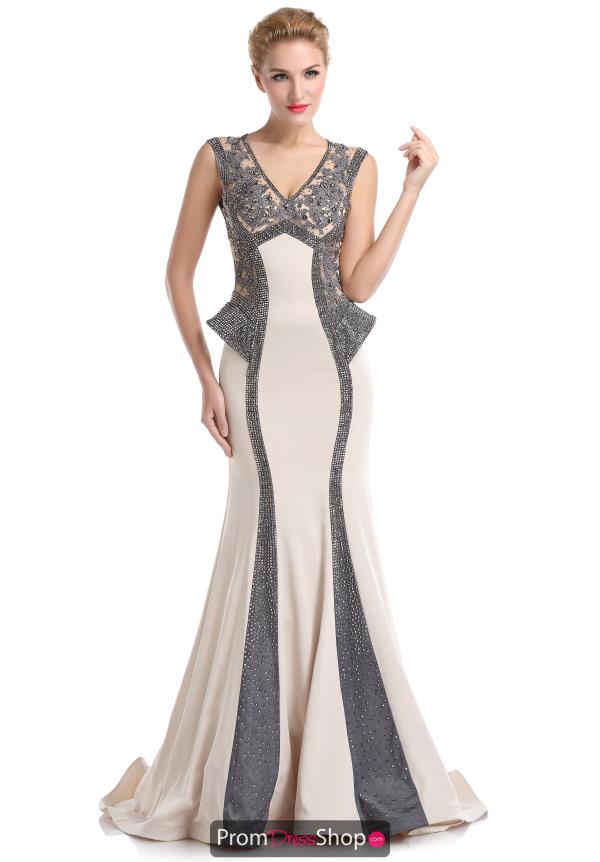 Long Fitted Romance Couture Dress RD1525