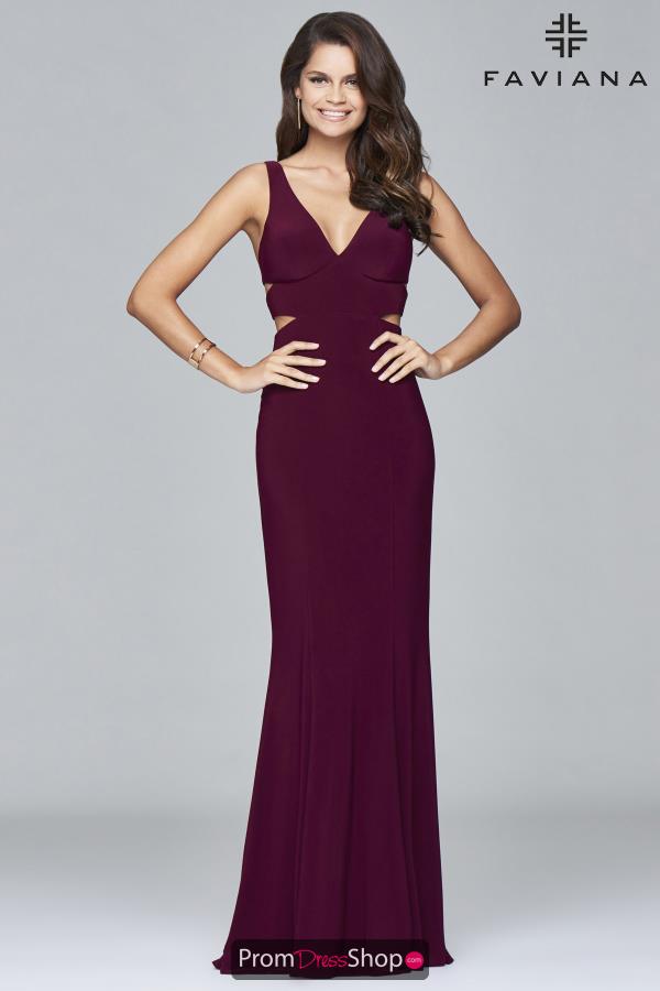 Sexy Cut Outs Faviana 7541 Dress