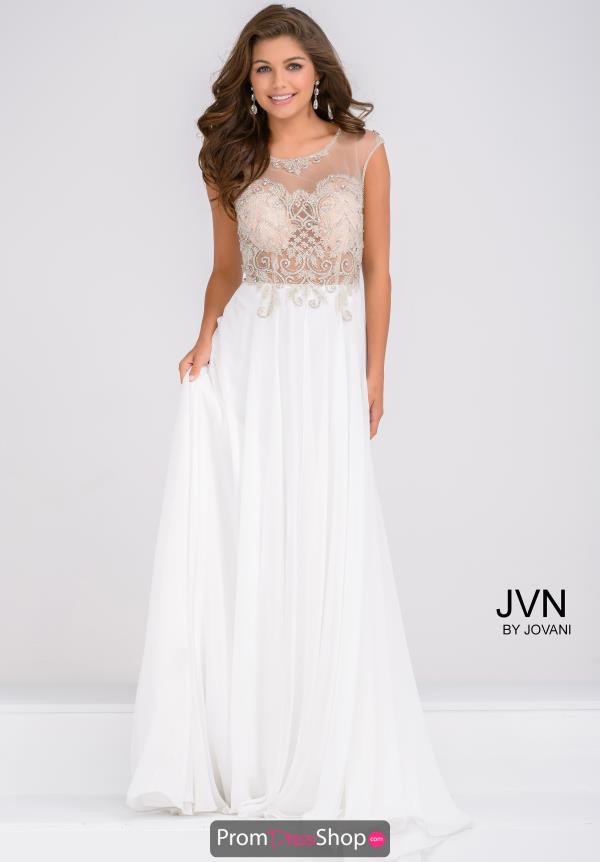 JVN by Jovani Cap Sleeve Long Dress JVN45675