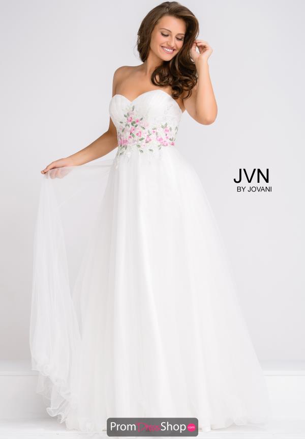 JVN by Jovani Sweetheart A Line Dress JVN47031