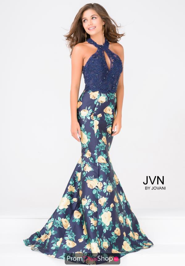 JVN by Jovani Halter Long Dress JVN47610