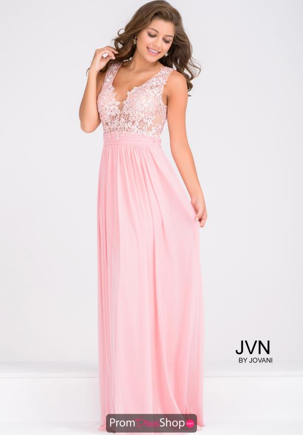 JVN by Jovani Applique A Line Dress JVN47791