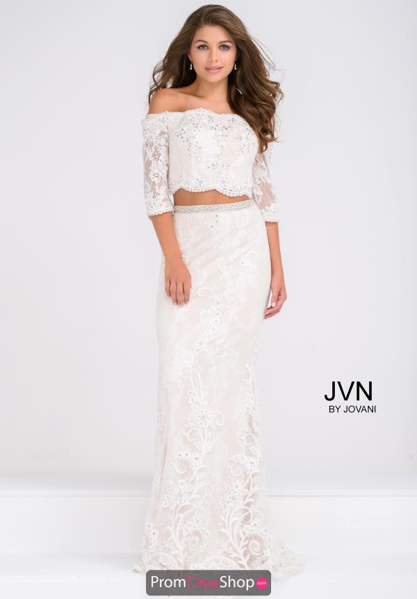 JVN by Jovani Fitted Lace Dress JVN47915