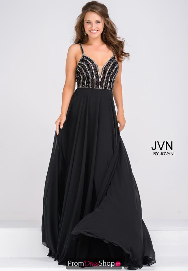 JVN by Jovani Full Figured Chiffon Dress JVN48495