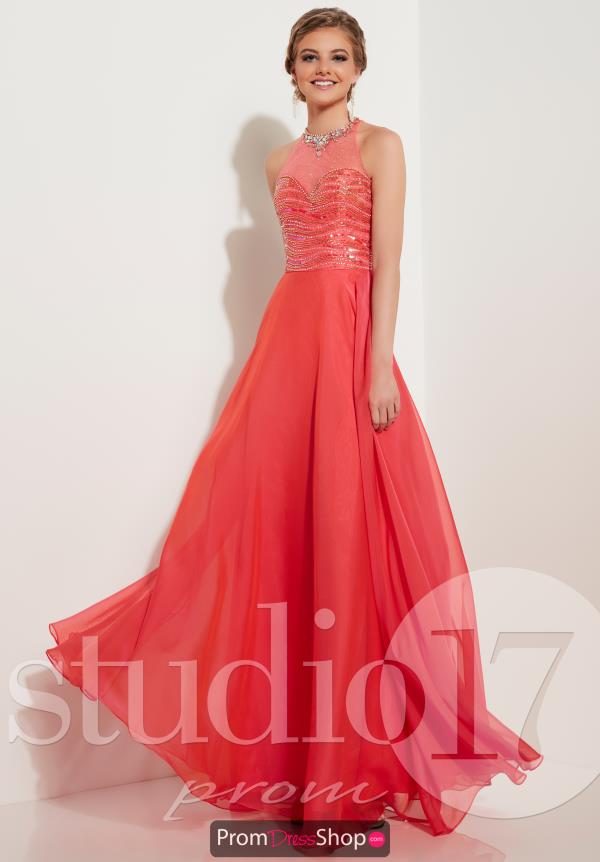 Studio 17 A Line Chiffon Dress 12597