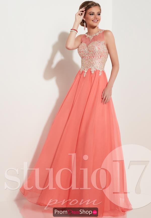 Studio 17 Beaded Long Dress 12623