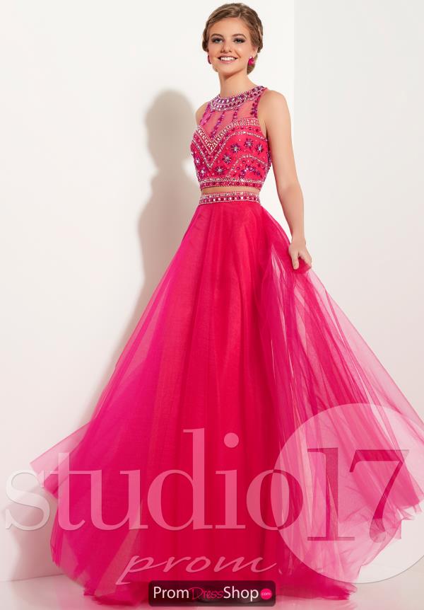 Studio 17 Ball Gown Beaded Dress 12635