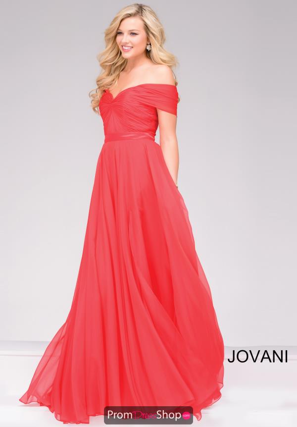 Jovani Long Chiffon Dress 42003