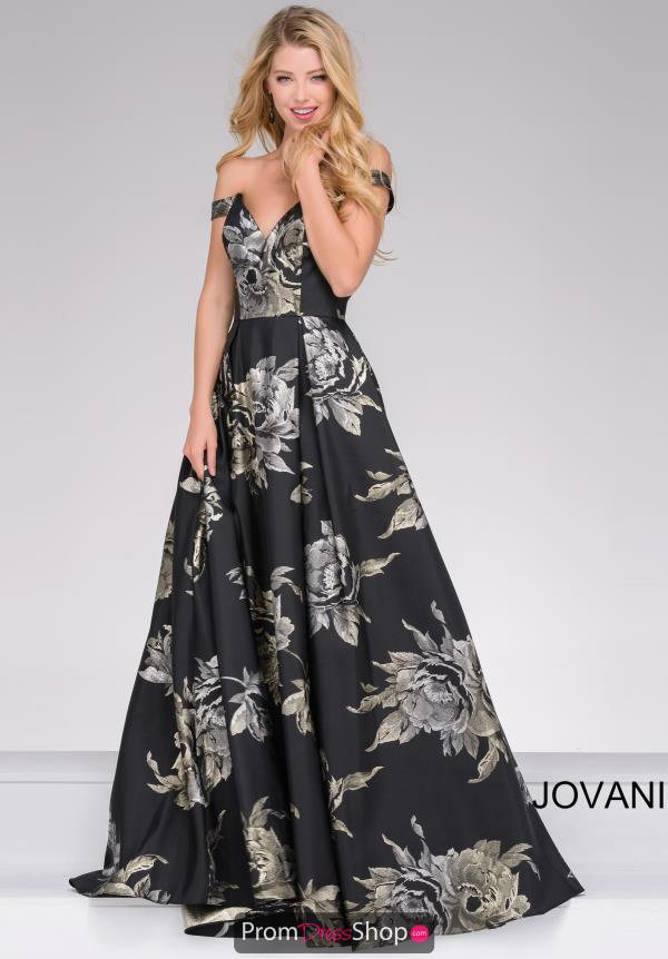 Jovani Full Figured Satin Dress 48361