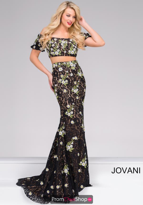 Jovani Fitted Beaded Dress 48898