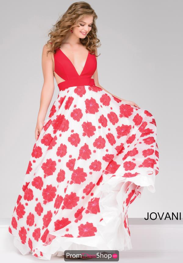 Jovani Long Print Dress 49967