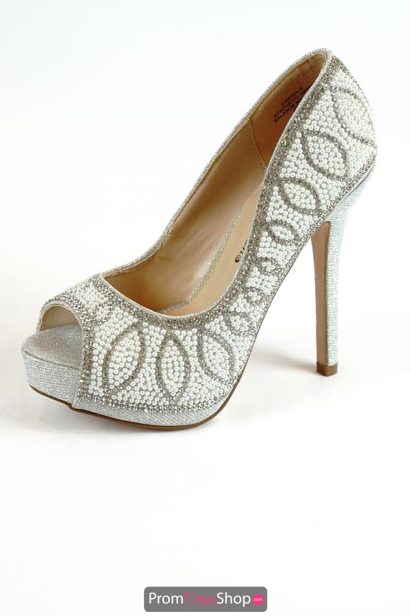 Blossom Footwear Style Carina-9 Pearl studded Heels