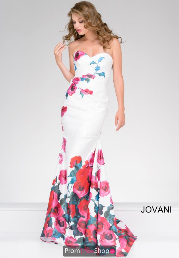 Jovani Sweetheart Print Dress 47805