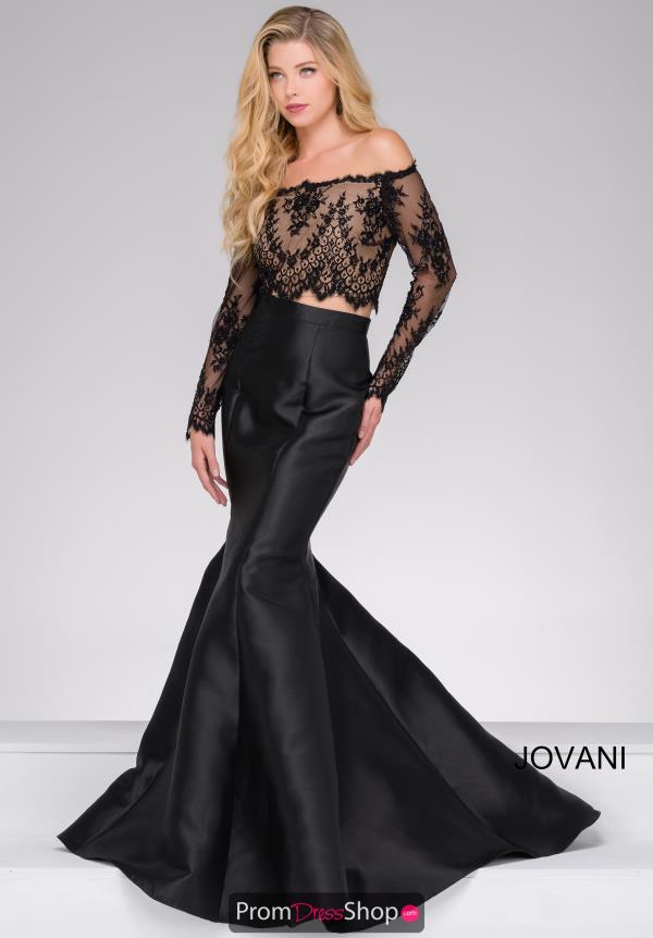 Jovani 48695 Long Sleeve Mermaid Dress