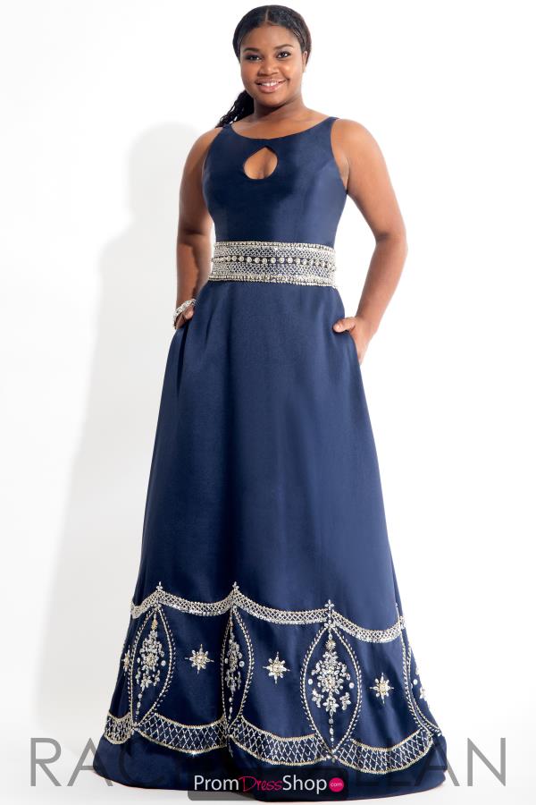 Rachel Allan Long A Line Dress 7823