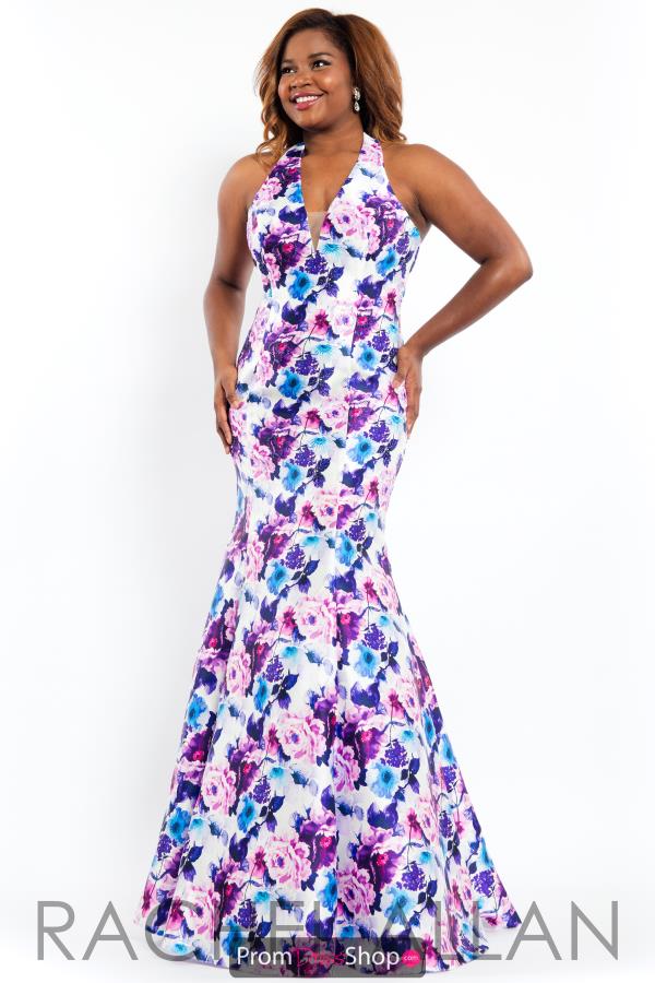 Rachel Allan Full Figured Mermaid Plus Dress 7830