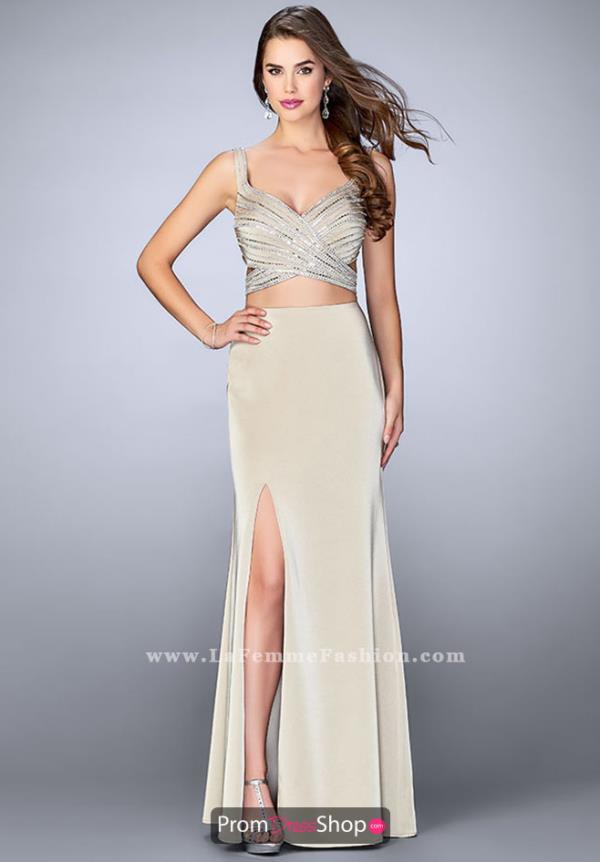 Sweetheart Beaded La Femme Dress 23653