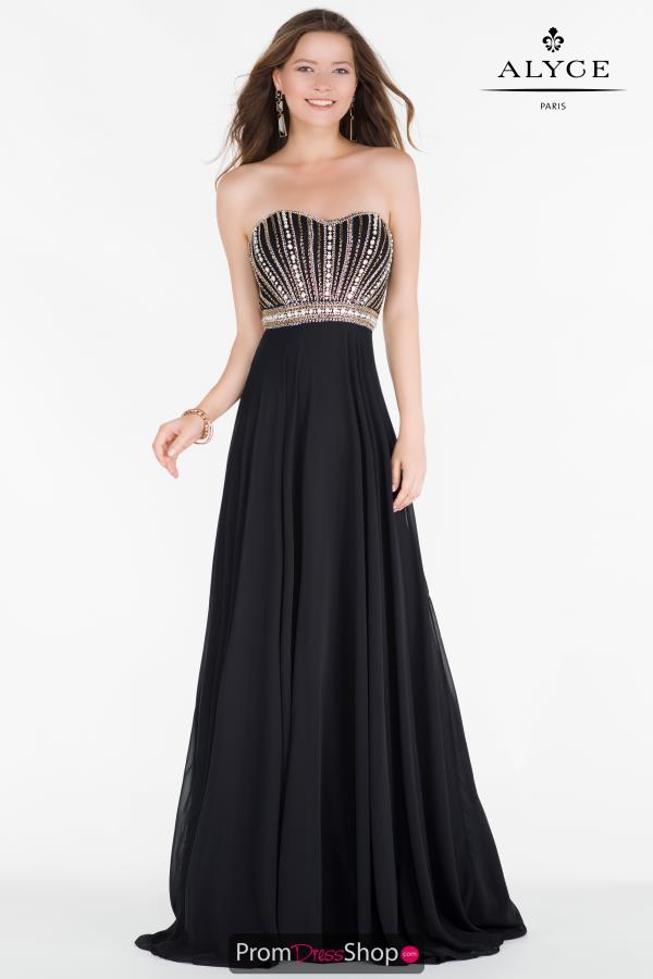 Alyce Paris Sweetheart Long Dress 6691