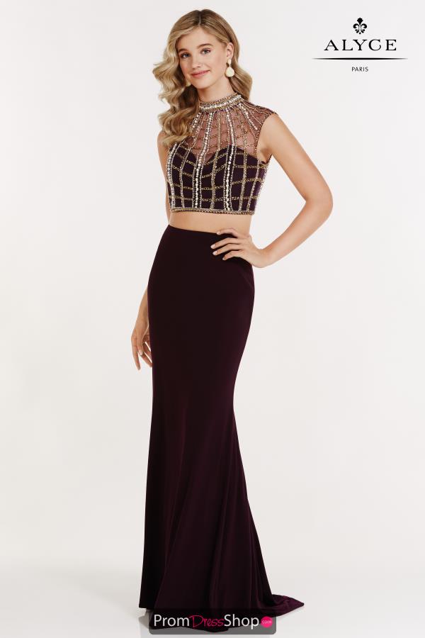Alyce Paris Cap Sleeve Fitted Dress 6692
