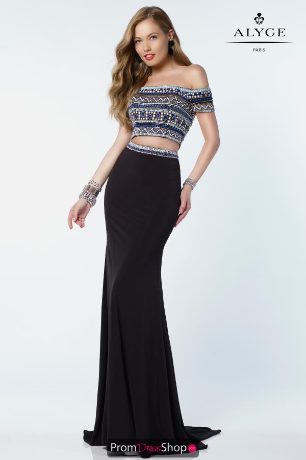 Alyce Paris Fitted Strapless Dress 6694