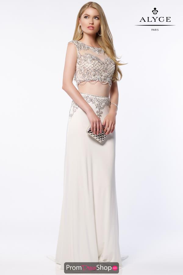 Alyce Paris Two Piece Long Dress 6704