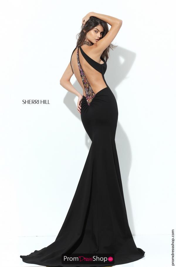 Beaded Sexy Back Sherri Hill Dress 50594