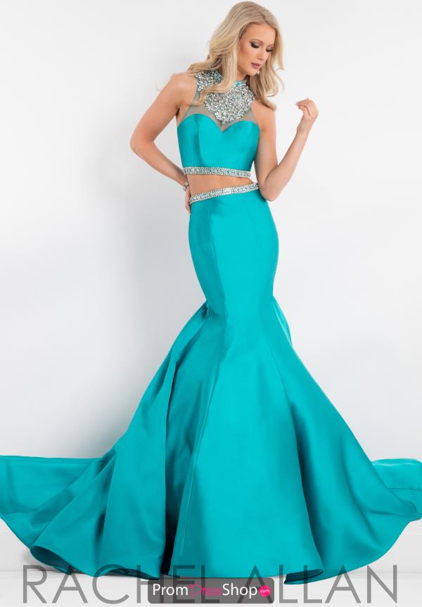 High Neckline Beaded Prima Donna Pageant Dress 5884