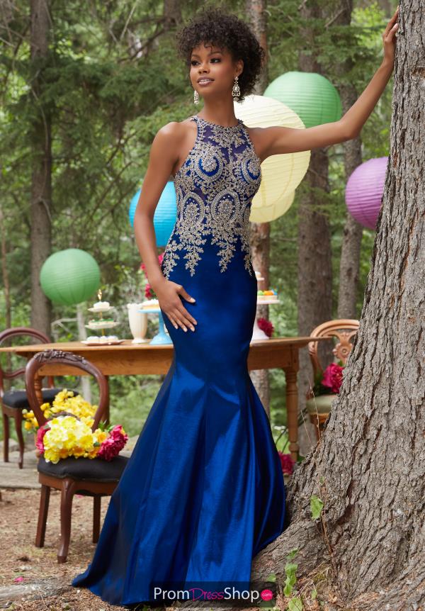 Stunning Fit and Flare Plus Mori Lee Dress 98035