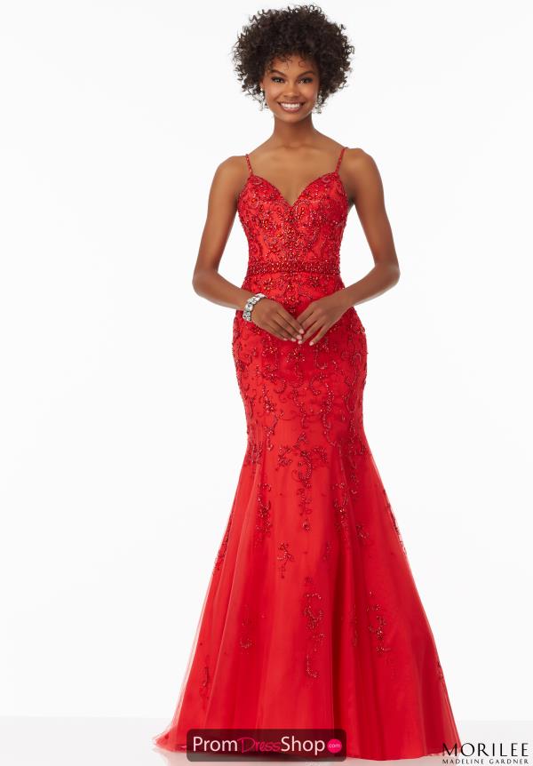 Mori Lee Long Fitted Dress 99057