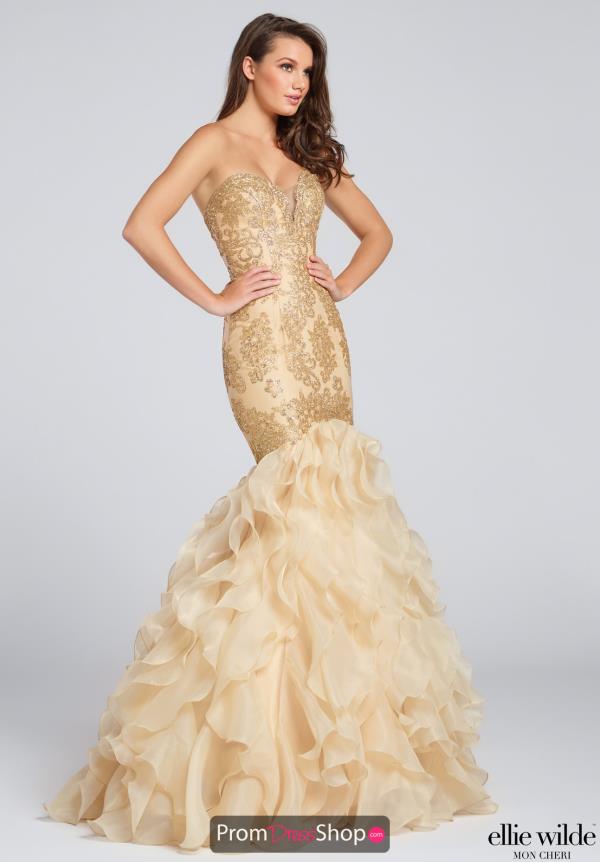 Long Organza Ellie Wilde Dress EW117114