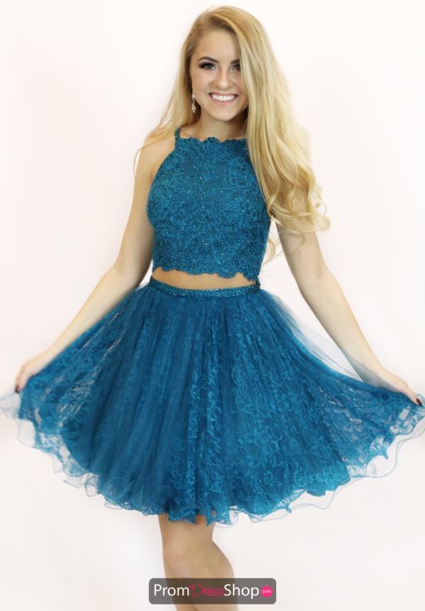 Blush Two Piece Tulle Dress 11361