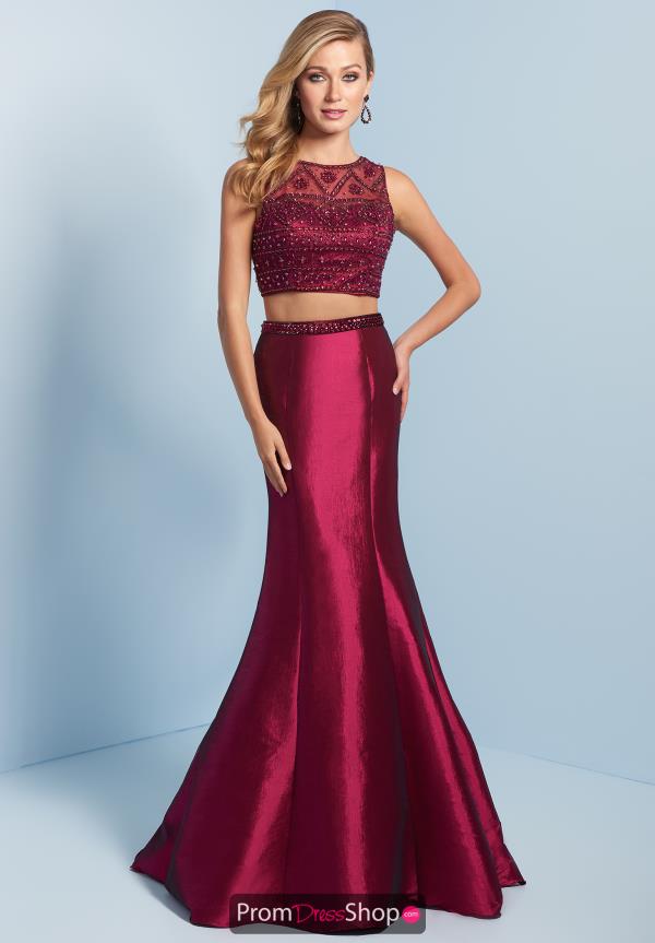 Splash Fitted Two Piece Dress J702