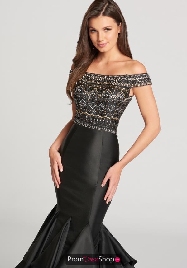 Ellie Wilde Mermaid Off the Shoulder Dress EW118056