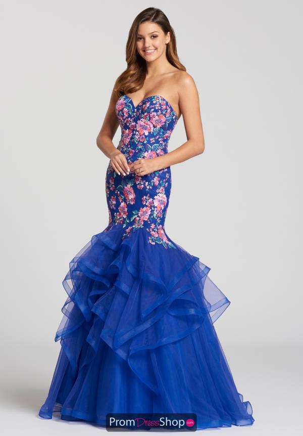 Ellie Wilde Tulle Fitted Dress EW118102