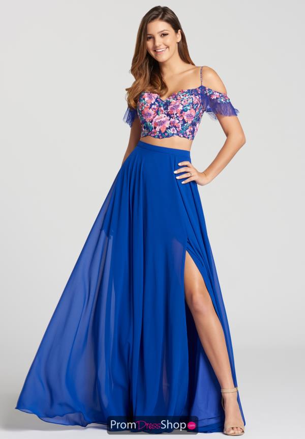 Ellie Wilde Two Piece Chiffon Dress EW118103