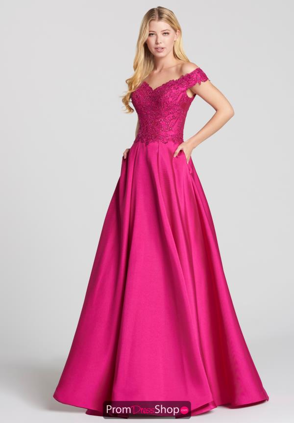 Ellie Wilde A Line Lace Dress EW118152